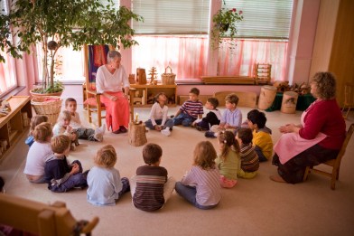 Exemplo de turma Waldorf